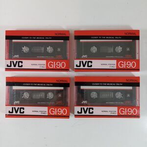 JVC GI-90 C-90 Type I Normal Blank Cassette Tape 4pk GI90